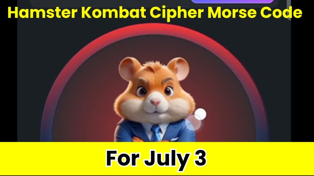 Hamster Kombat Cipher Morse Code July 3