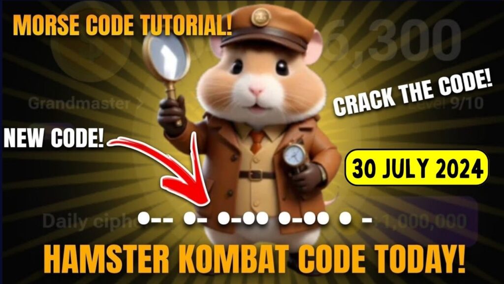 Hamster Kombat Cipher Morse Code July 30