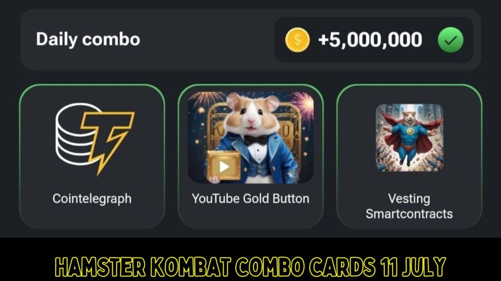 Hamster Kombat Combo Cards 11 July