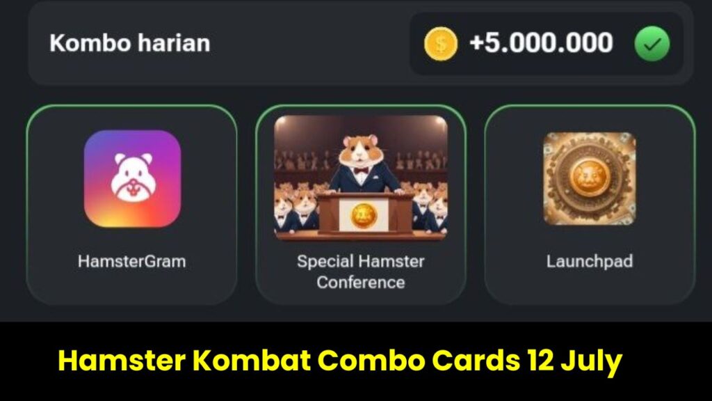 Hamster Kombat Combo Cards 12 July