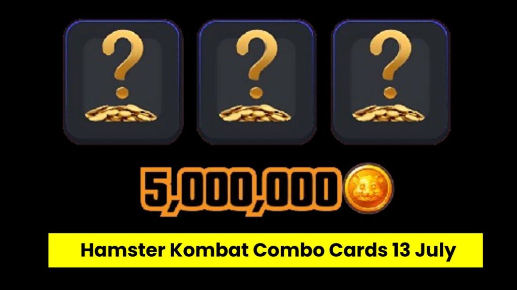 Hamster Kombat Combo Cards 13 July