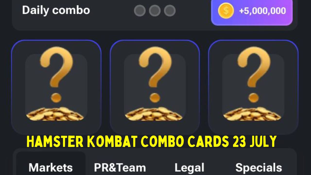 Hamster Kombat Combo Cards 23 July