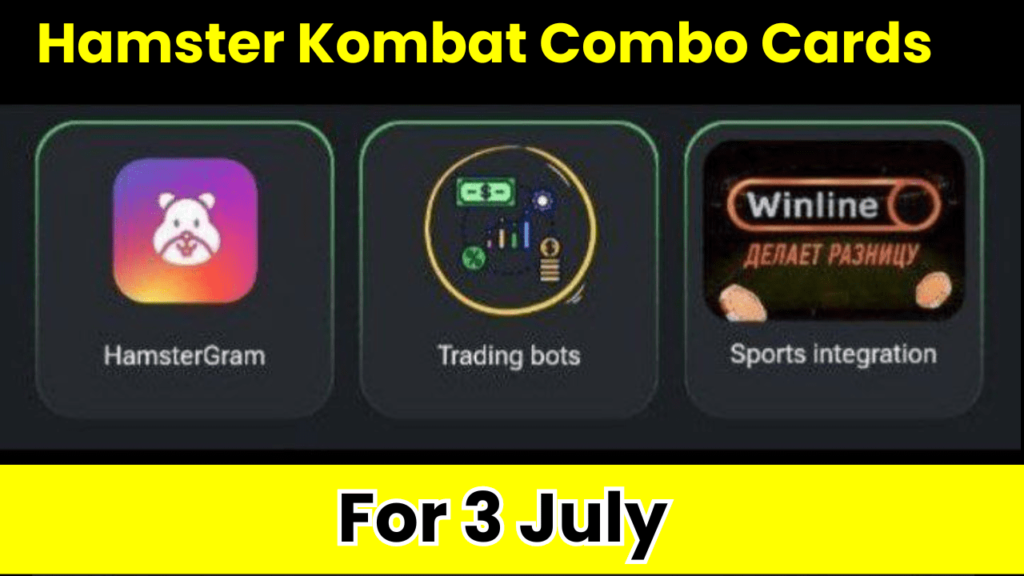 Hamster Kombat Combo Cards 3 July