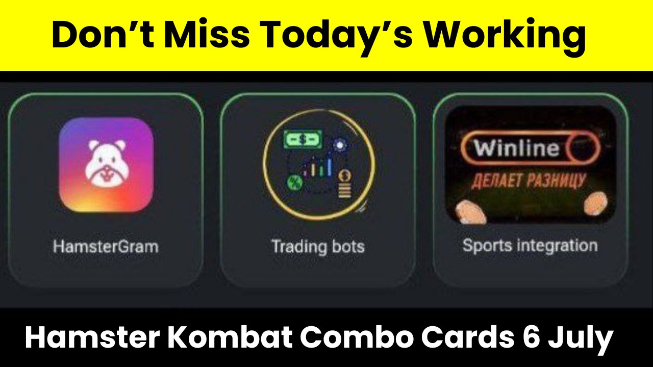 Hamster Kombat Combo Cards 6 July