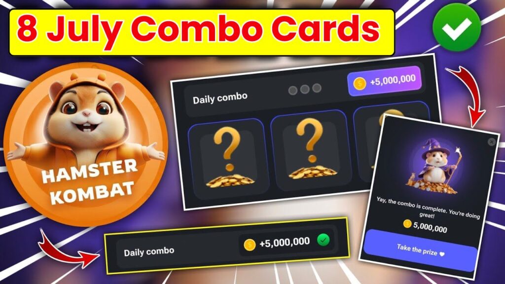 Hamster Kombat Combo Cards 