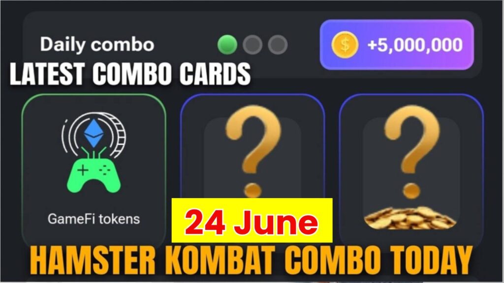 Hamster Kombat Combo Cards June 24 2024