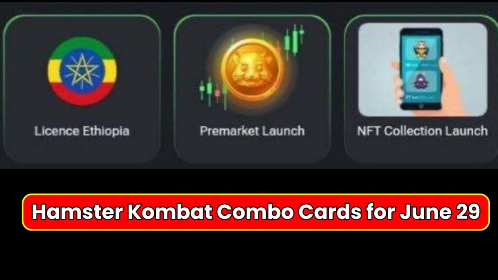 Hamster Kombat Combo Cards for June 29