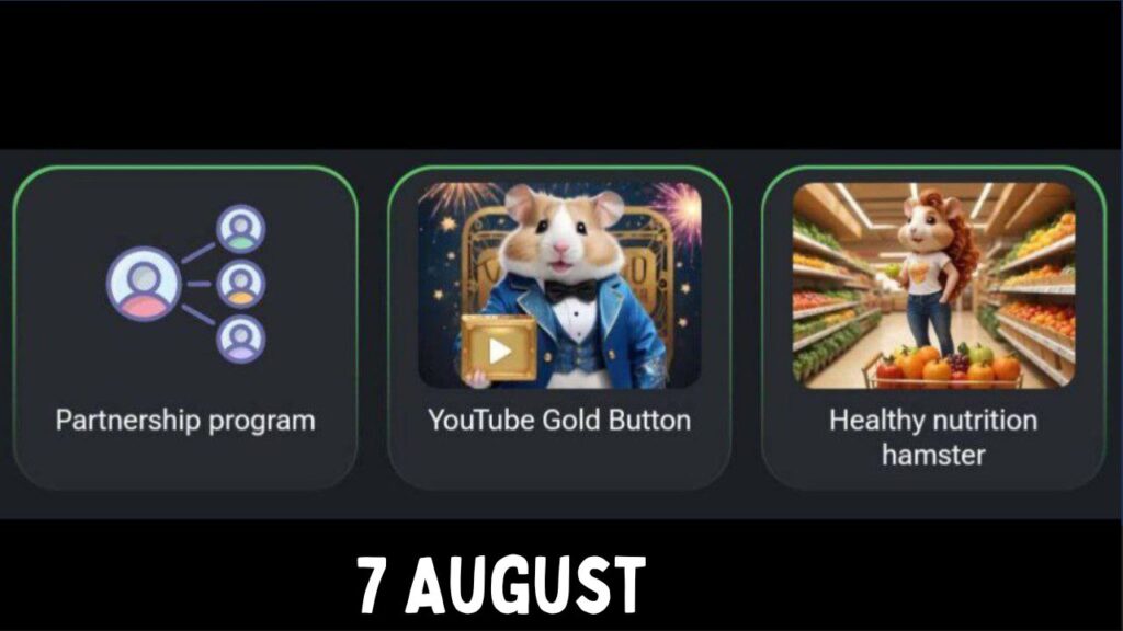 Hamster Kombat Daily Combo 7 August