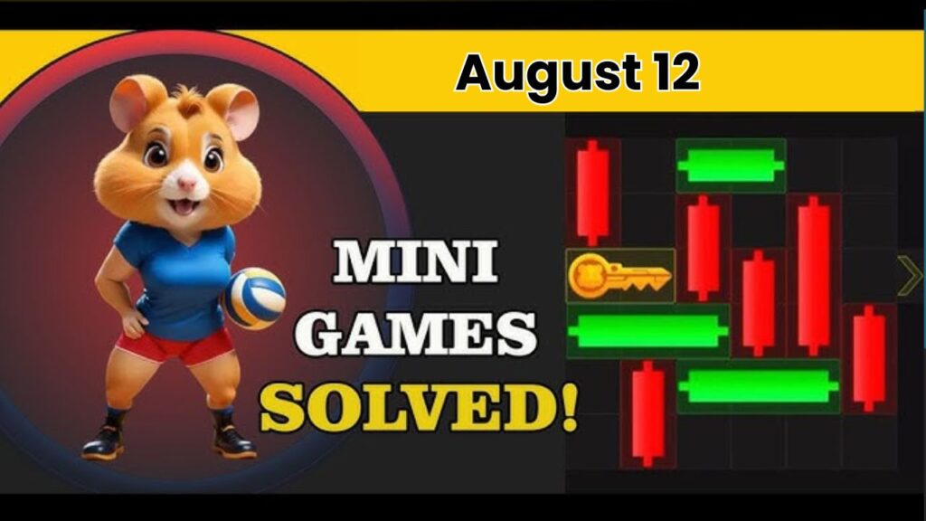 Hamster Kombat Daily Mini Game 12 August