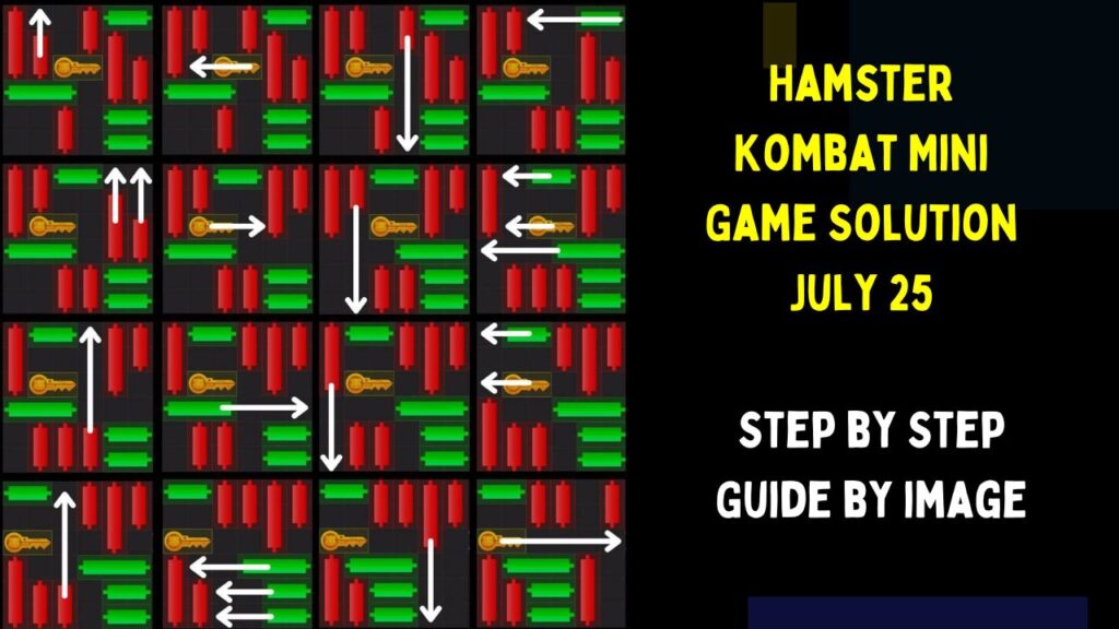 Hamster Kombat Mini Game Solution July 25