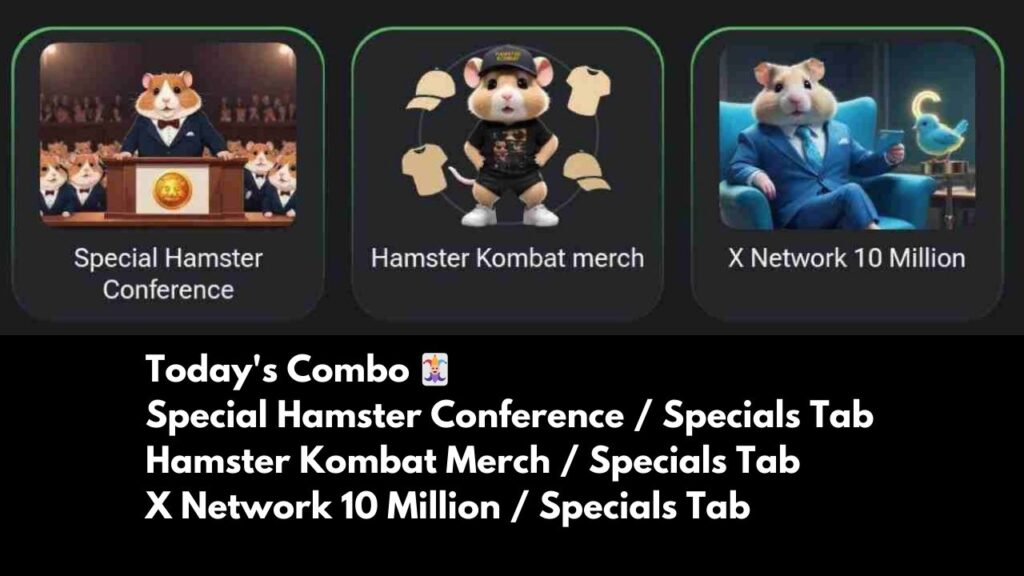 Hamster kombat Combo cards July 26