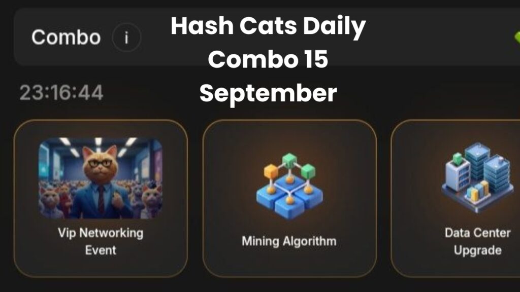 Hash Cats Daily Combo 15 September