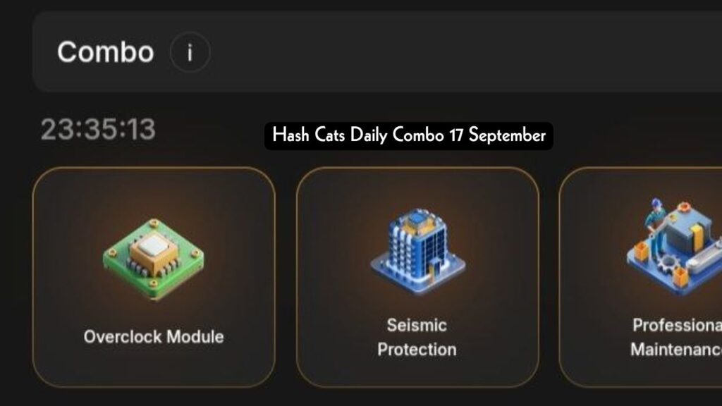 Hash Cats Daily Combo 17 September