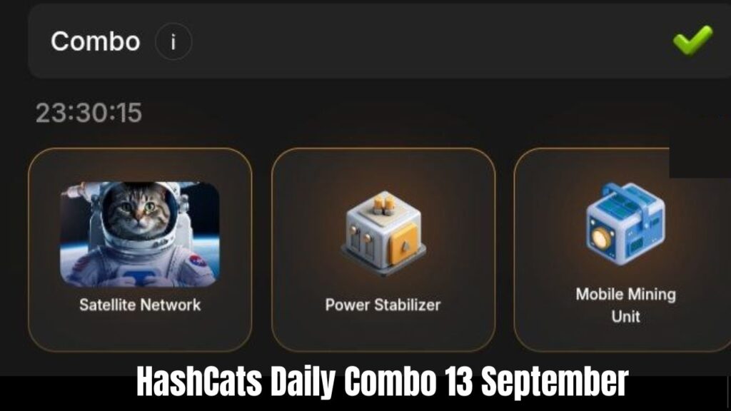 HashCats Daily Combo 13 September