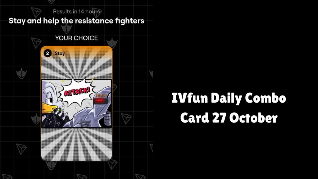 IVfun Daily Combo Card 27 October