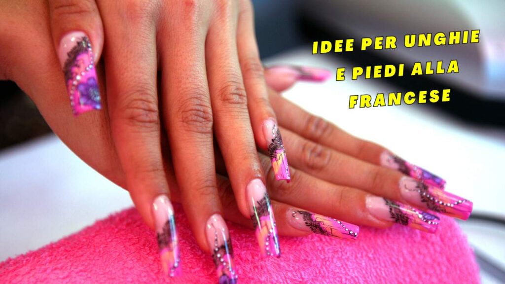 Idee per unghie e piedi alla francese