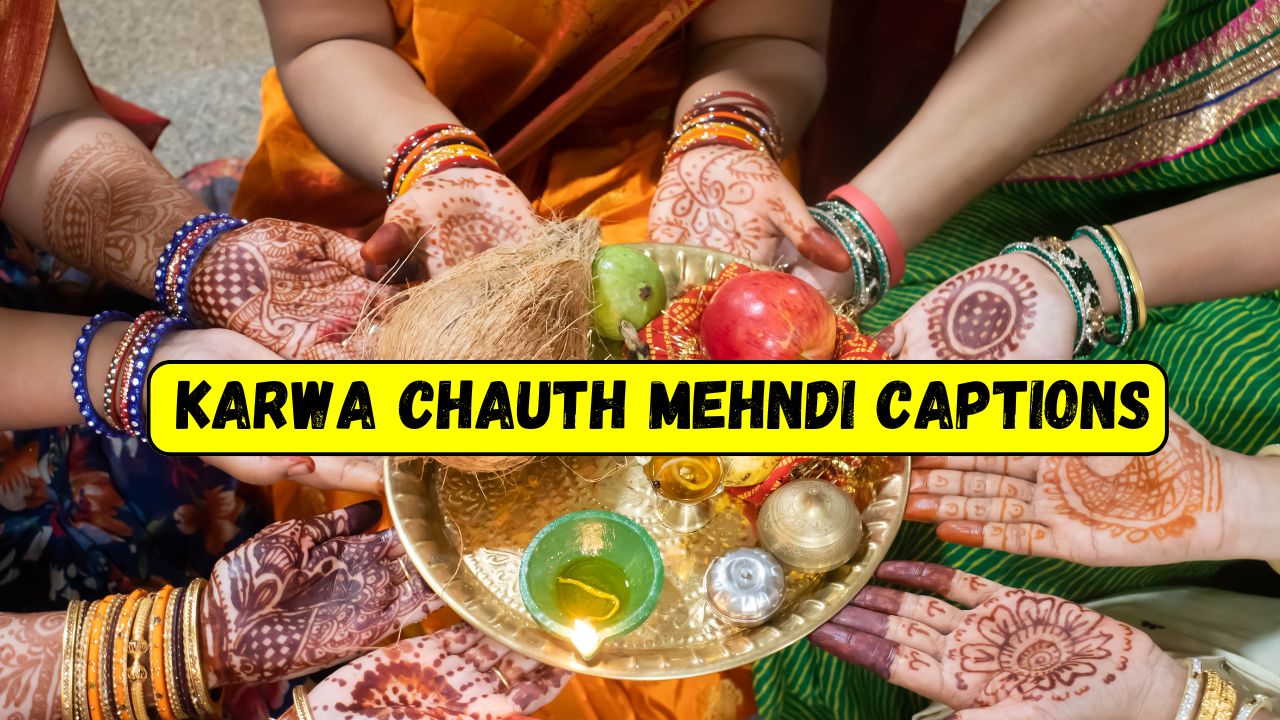 Karwa Chauth Mehndi Captions