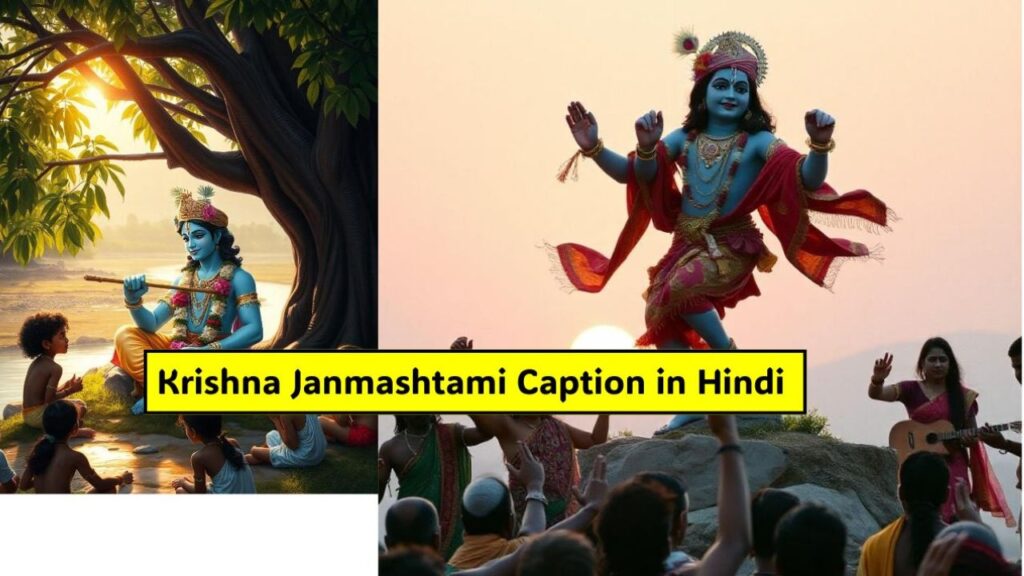 Krishna Janmashtami Caption in Hindi