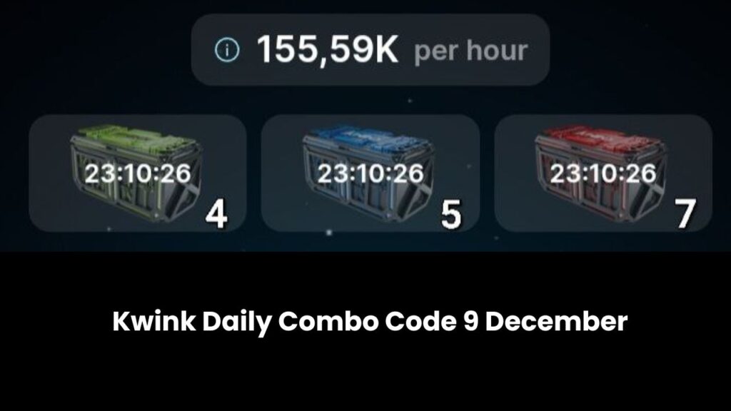 Kwink Daily Combo Code 9 December