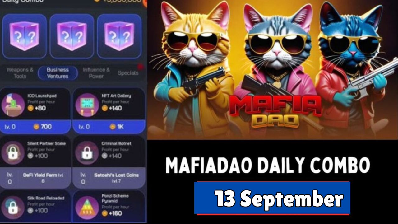 Mafia DAO Daily combo 13 September