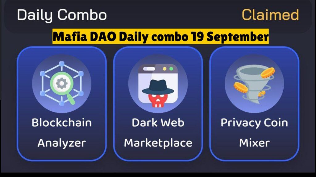 Mafia DAO Daily combo 19 September