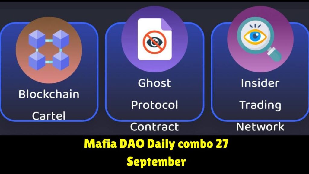 Mafia DAO Daily combo 27 September