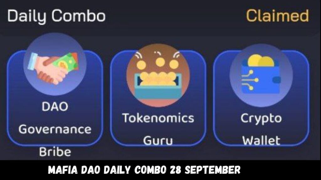 Mafia DAO Daily combo 28 September