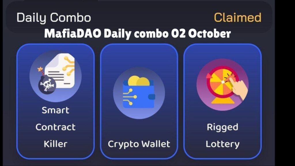 MafiaDAO Daily combo 02 October