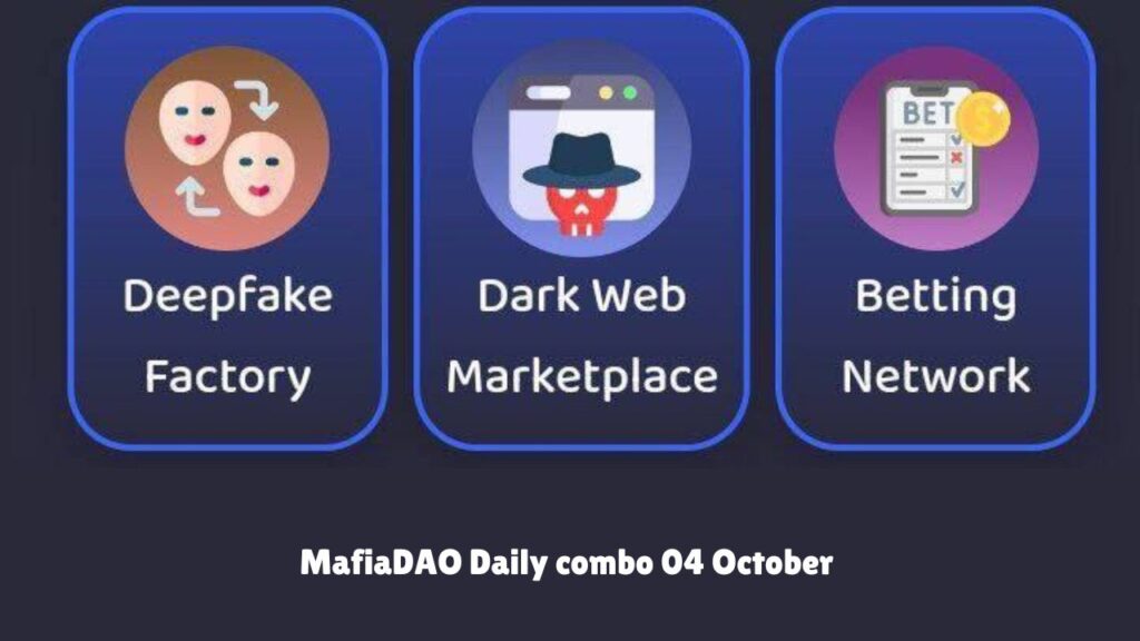 MafiaDAO Daily combo 04 October