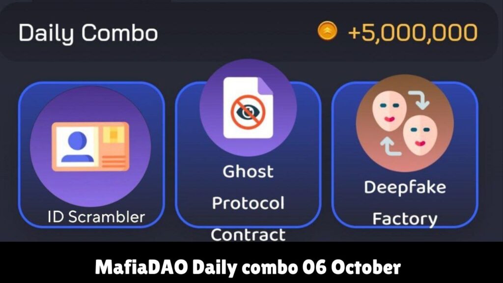 MafiaDAO Daily combo 06 October