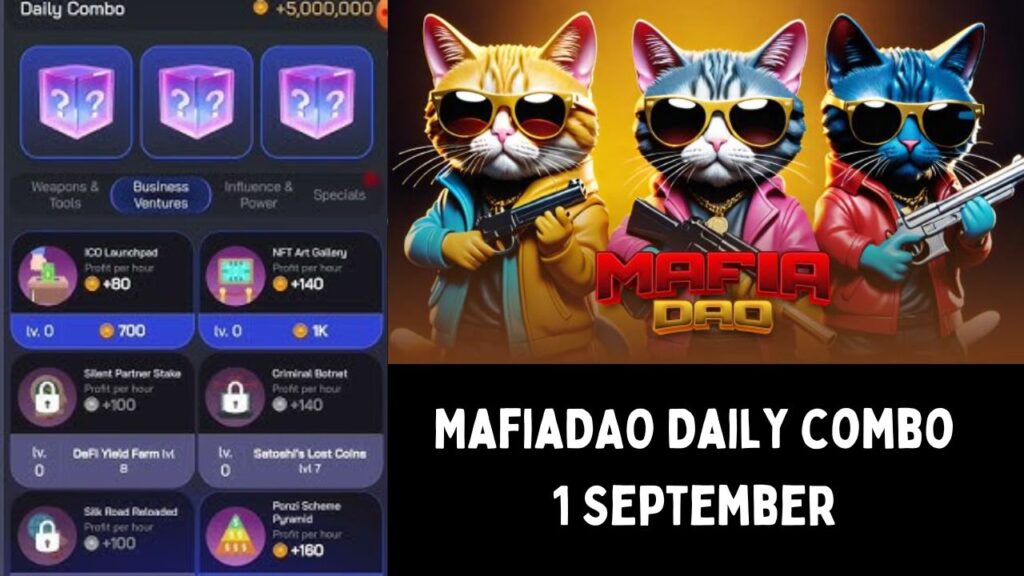 MafiaDAO Daily combo 1 September