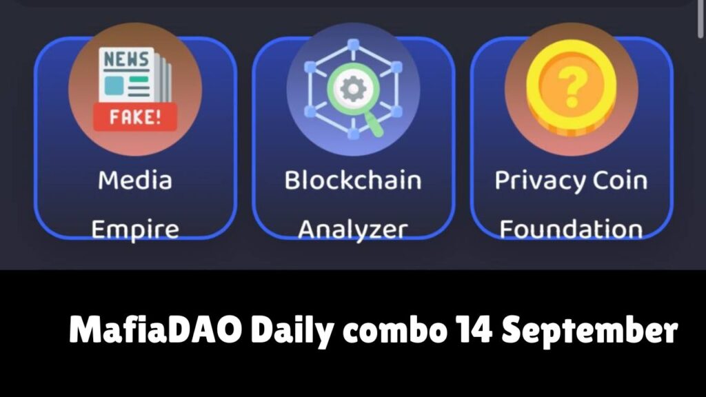 MafiaDAO Daily combo 14 September