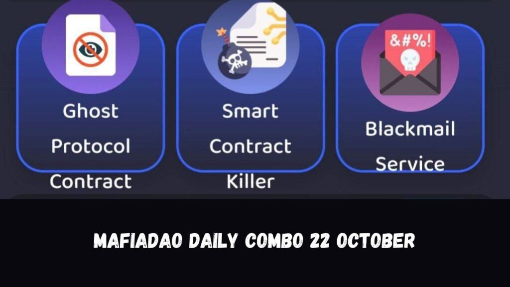 MafiaDAO Daily combo 22 October