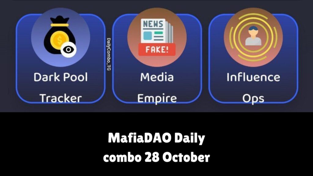 MafiaDAO Daily combo 28 October