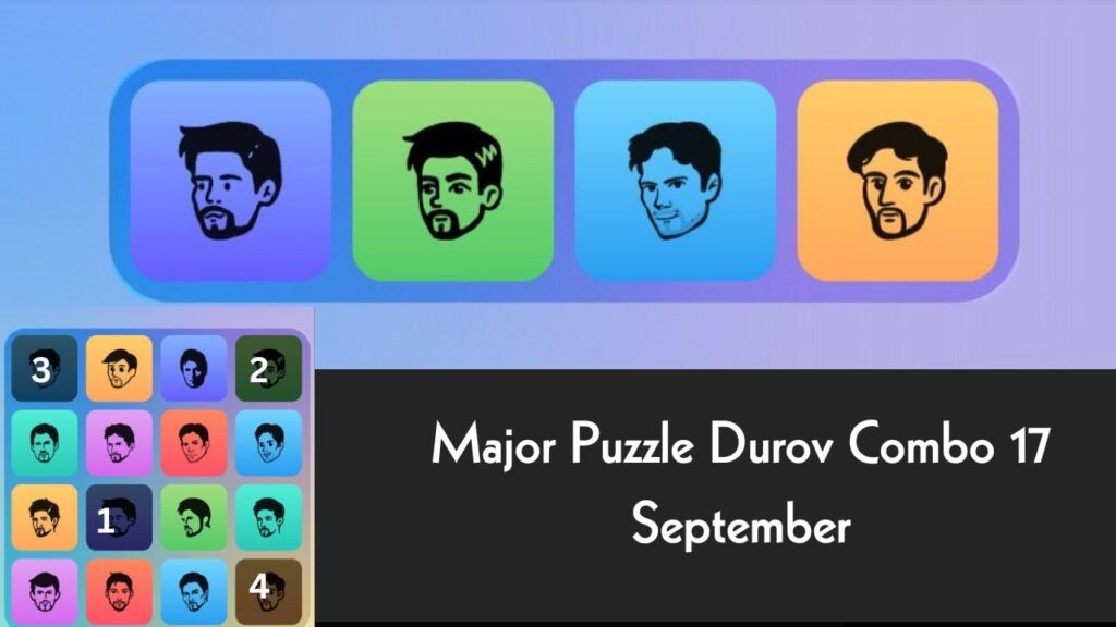 Major Puzzle Durov Combo 17 September