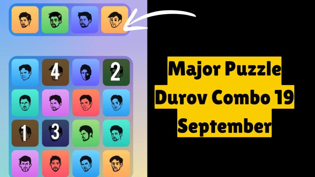 Major Puzzle Durov Combo 19 September