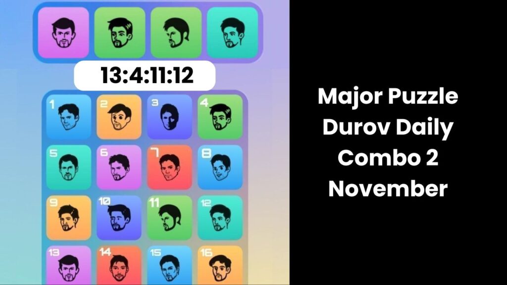 Major Puzzle Durov Daily Combo 2 November