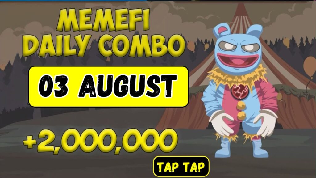 MemeFi Daily Combo 3 August