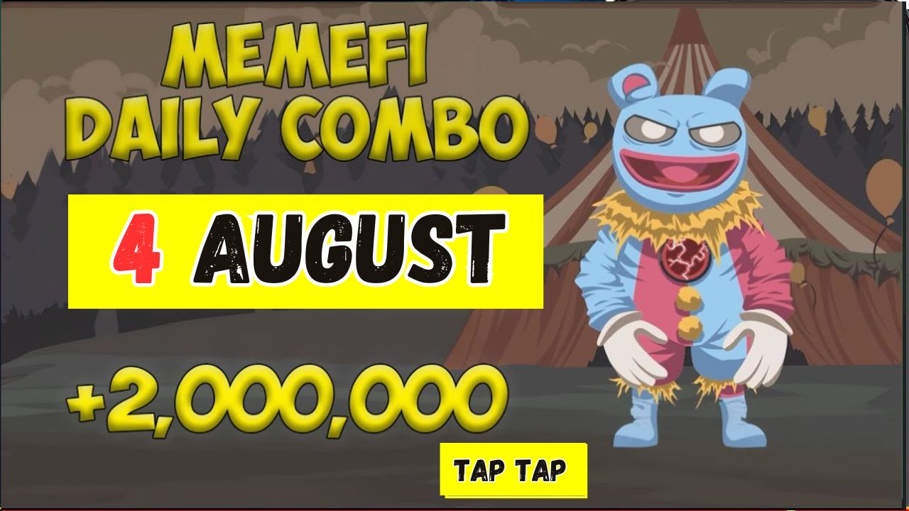 MemeFi Daily Combo 4 August