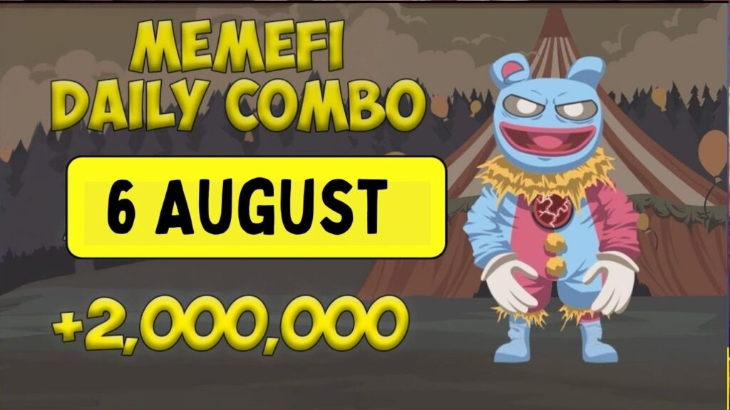 MemeFi Daily Combo 6 August