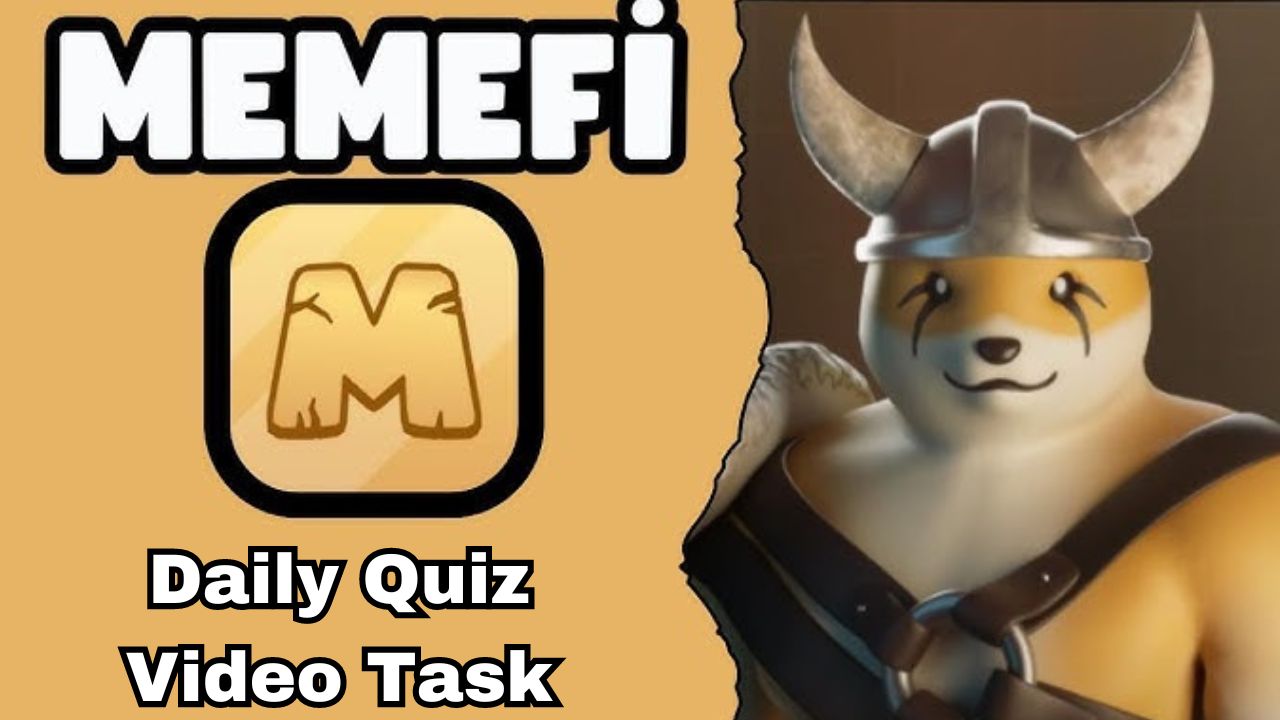 MemeFi Daily Quiz Video Task