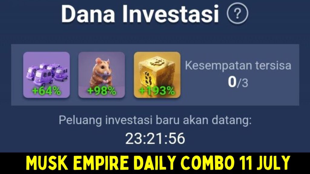 Musk Empire Daily Combo 11 July