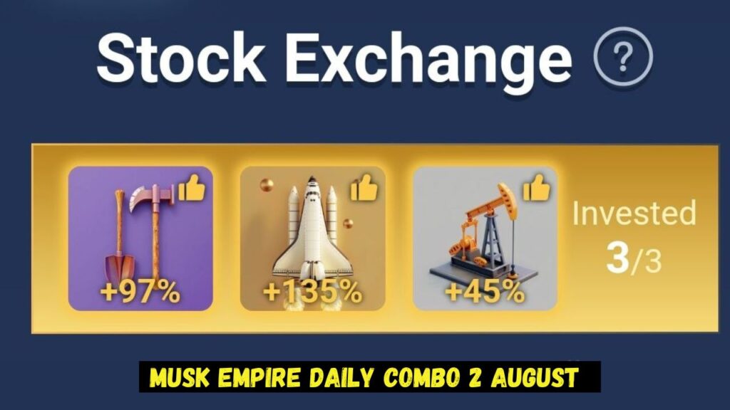 Musk Empire Daily Combo 2 August