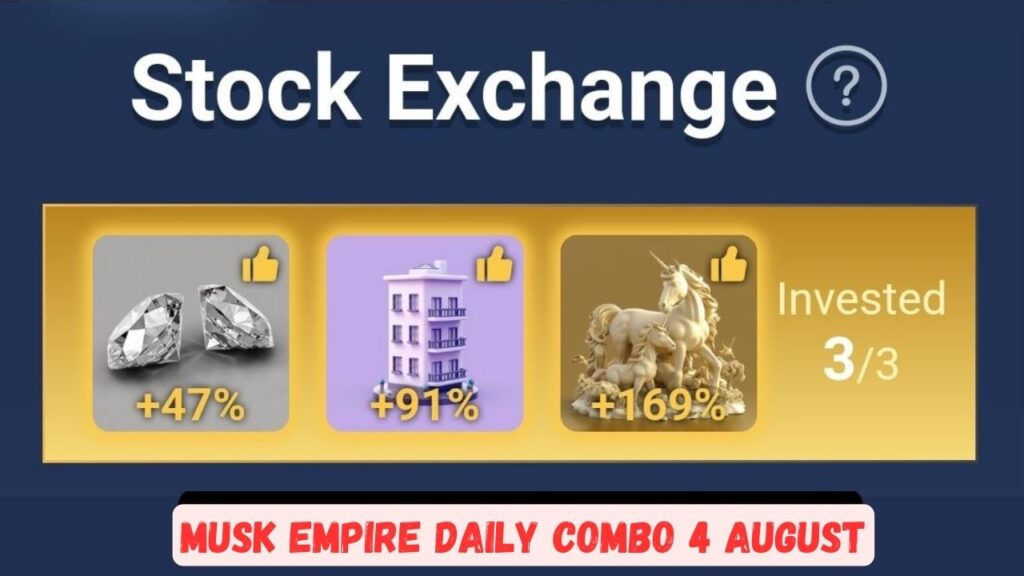 Musk Empire Daily Combo 4 August 