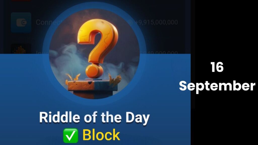 MuskEmpire Riddle of the Day 16 September