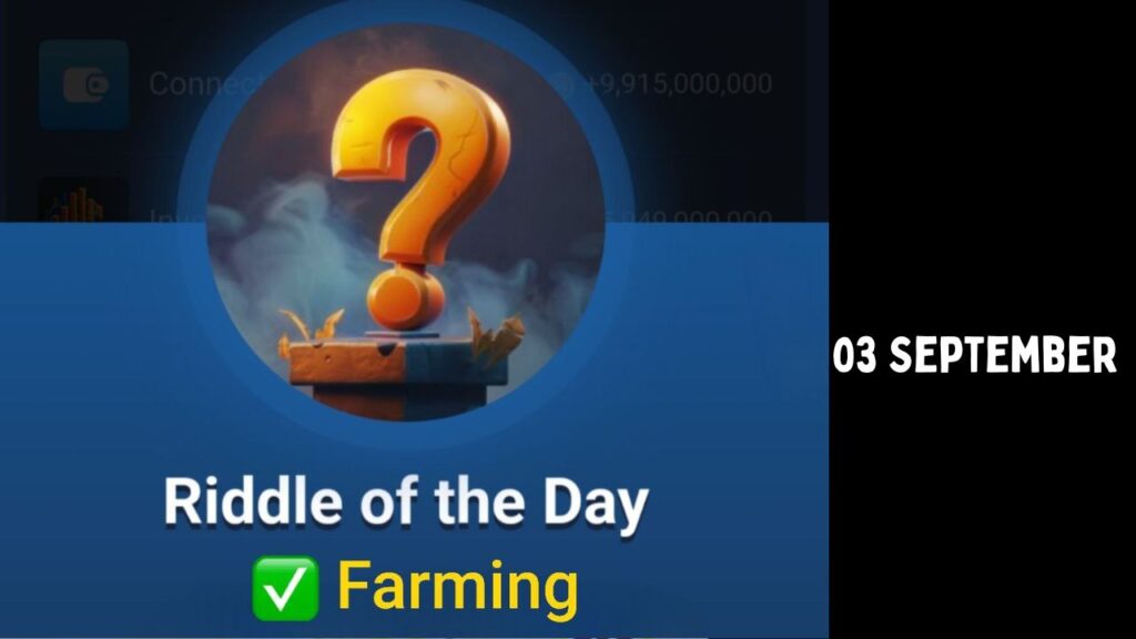 MuskEmpire Riddle of the Day 3 September