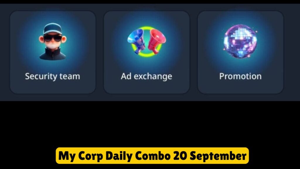 My Corp Daily Combo 20 September