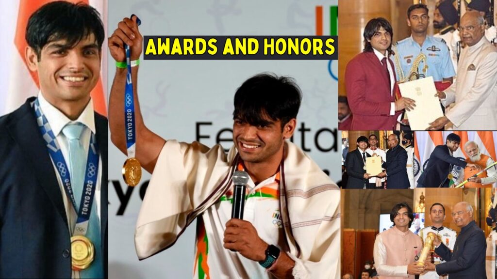  Neeraj Chopra Awards and Honors