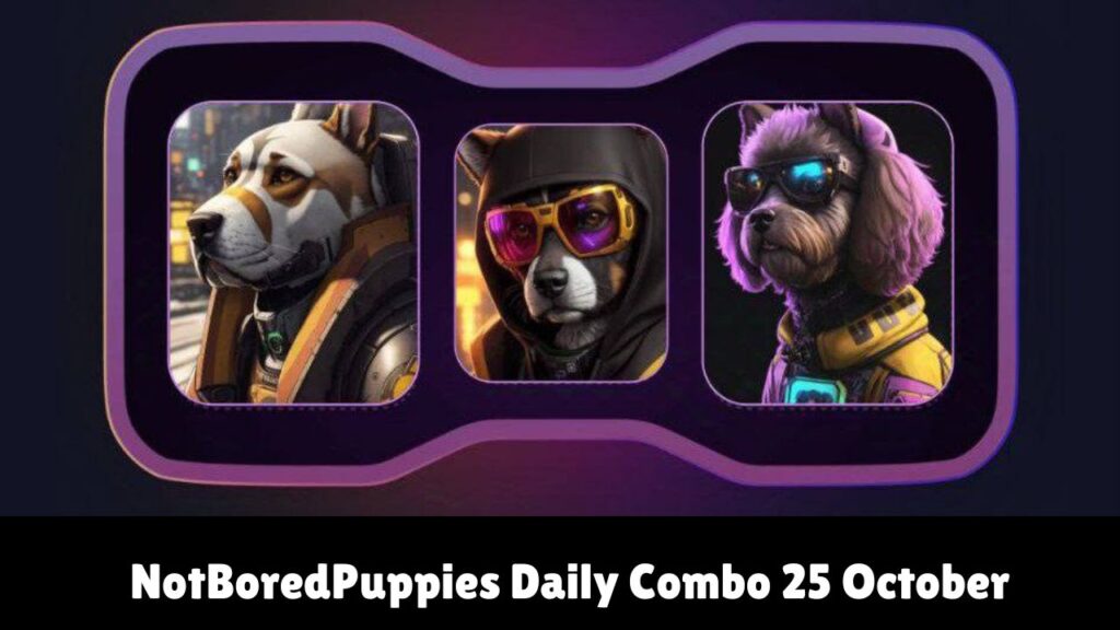 NotBoredPuppies Daily Combo 25 October