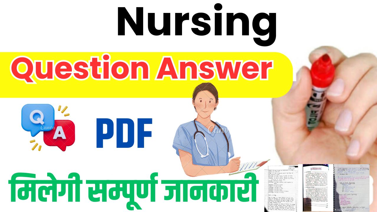 Nursing Question Answer in hindi pdf